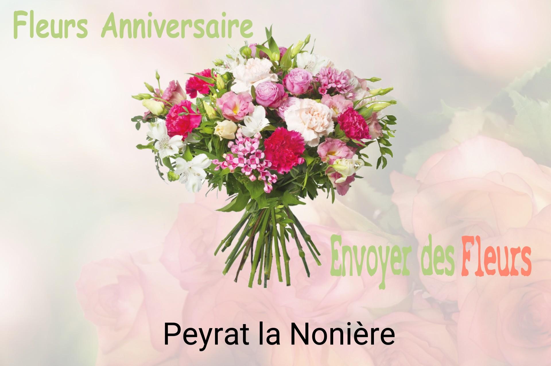Bouquet de fleurs d’anniversaire livré à Peyrat-la-Nonière
