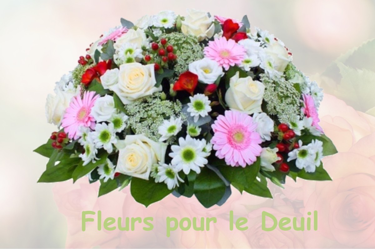 fleurs deuil PEYRAT-LA-NONIERE